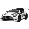 Mercedes AMG GT3 Blanc 12V 2 moteurs 5km/h 30kg Voiture électrique pour enfants