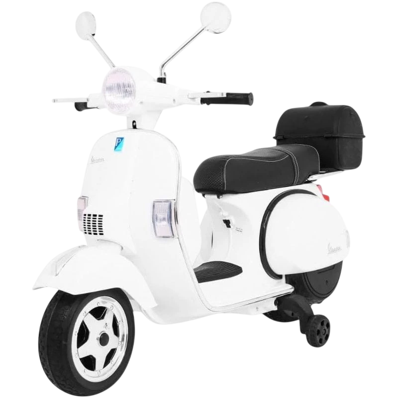Vespa  PX150 12V Blanc - Moto électrique pour enfants