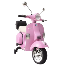 Vespa  PX150 12V Rose - Moto électrique pour enfants