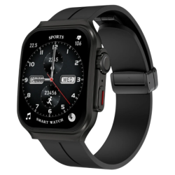 OV88 Noir Bracelet Silicone 2,01 pouces 7 jours +120 sports IP67 - Montre connectée