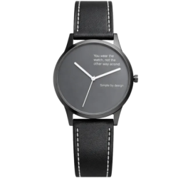 TN99 Bracelet en cuir Noir 1,43 pouces AMOLED 5 jours +100 sports IP67 - Montre connectée