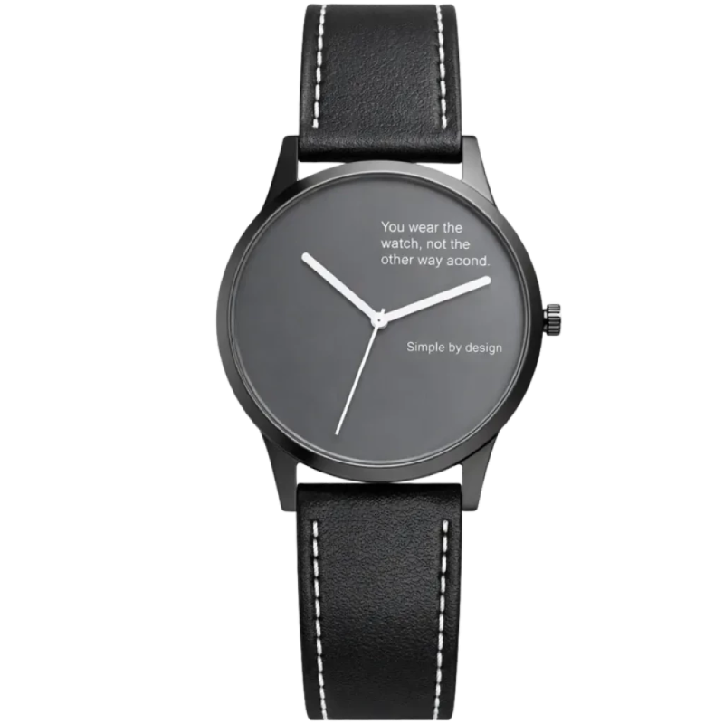 TN99 Bracelet en cuir Noir 1,43 pouces AMOLED 5 jours +100 sports IP67 - Montre connectée