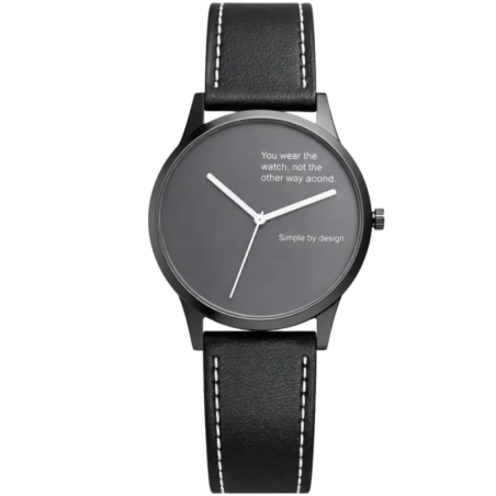 TN99 Bracelet en cuir Noir 1,43 pouces AMOLED 5 jours +100 sports IP67 - Montre connectée