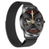 TN99 Bracelet Milanais Noir 1,43 pouces AMOLED Appels Bluetooth 5 jours +100 sports IP67 - Montre connectée