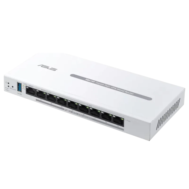 ASUS ExpertWiFi EBG19P avec 8 ports PoE+ Routeur VPN Gigabit