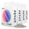 PETKIT Litière mixte pour chats 5 en 1 Rinçable Sans odeurs Avec charbon actif Ultra absorbante et à séchage rapide (lot de 4)