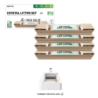 PETKIT Set de litière pour chats Vert Fresh + bacs remplaçables pour Purobot Crystal Duo (lot de 4)