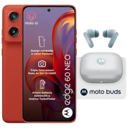 Motorola Edge 60 Neo 5G 8GB/256GB Poinciana 6,36 pouces pOLED 120Hz 50MP 68W NFC + Écouteurs Moto Buds