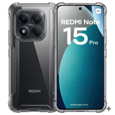 Coque en silicone renforcé Xiaomi Redmi Note 15 Pro 4G