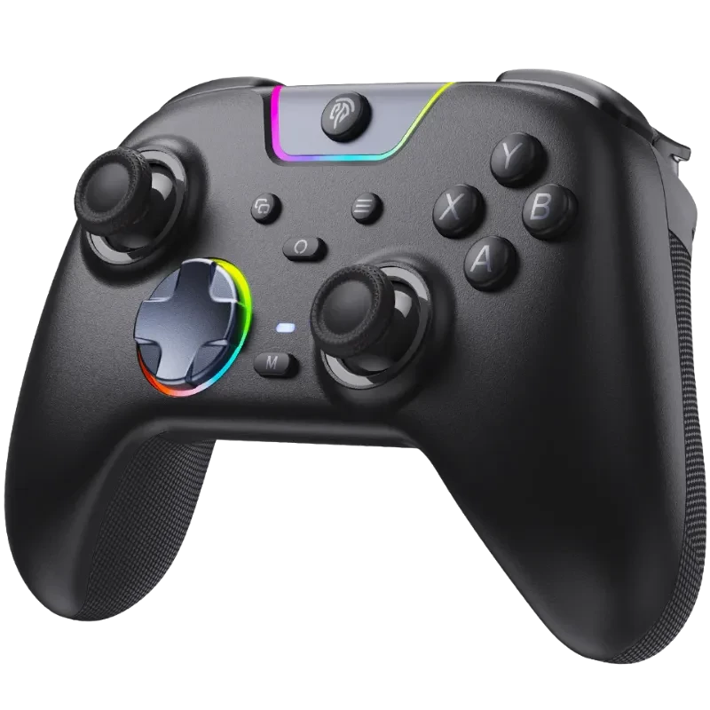 EasySMX X05 Pro PC Noir multiplateforme avec triple connexion 2,4 GHz/Bluetooth/USB-C effet Hall vibration Manette de jeu