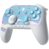 EasySMX S10 Switch Blanc pour Nintendo Switch 2 avec Vibration HD 1200mAh RGB boutons programmables Manette de jeu