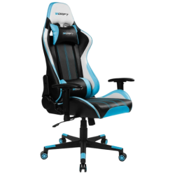 Drift DR175 Noir Bleu 150kg inclinable appuie-tête coussin lombaire Chaise gaming