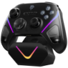 EasySMX D10 PC Noir multiplateforme avec Base de Recharge Intelligente effet Hall vibration 1000mAh RGB Manette