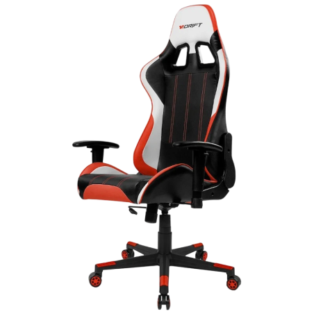 Drift DR175 Noir Rouge 150kg inclinable appuie-tête coussin lombaire Chaise gaming