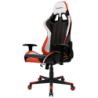 Drift DR175 Noir Rouge 150kg inclinable appuie-tête coussin lombaire Chaise gaming