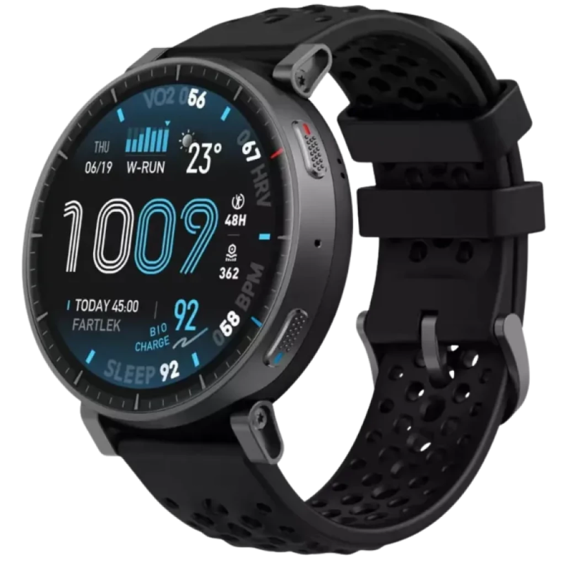 Amazfit Active Max NFC Noir 1,5 pouces AMOLED 25 jours +170 sports 5ATM Smartwatch