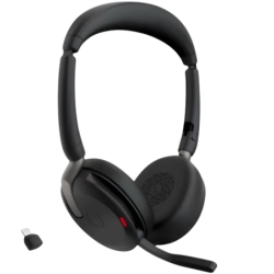 Jabra Evolve2 65 Flex MS Stereo Arceau ANC Bluetooth 5.2 32h Multipoint Casque sans fil
