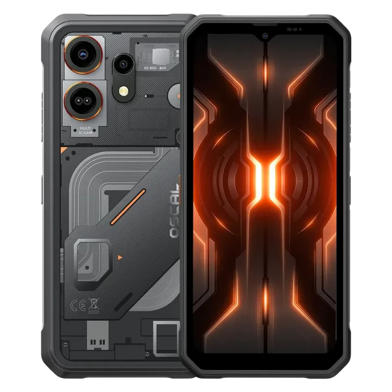 Oscal Marine 3 8GB/128GB Noir Rugged IP68/IP69K 6,56 pouces IPS 90Hz 16MP 5000mAh 18W NFC