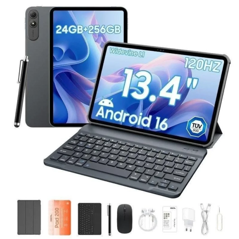 Blackview Oscal Pad 200 Set 6GB/256GB Gris 13,4 pouces IPS 120Hz 16MP 8300mAh