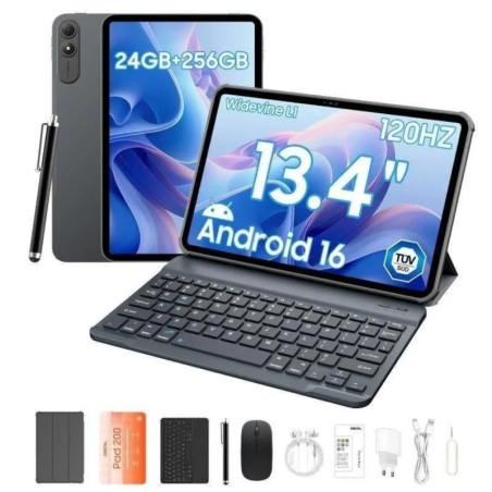 Blackview Oscal Pad 200 Set 6GB/256GB Gris 13,4 pouces IPS 120Hz 16MP 8300mAh