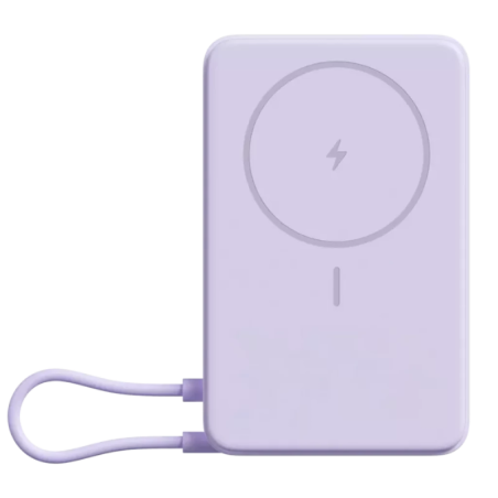 Xiaomi Magnetic Violet avec support 5000mAh 33W MagSafe Power Bank