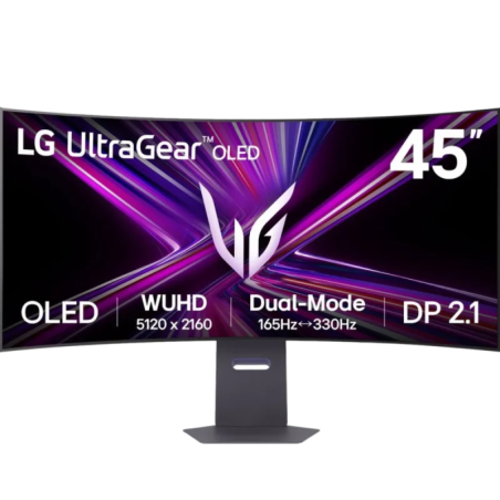 LG UltraGear 45GX950A-B 44,5 pouces 5K2K OLED 165Hz 0,03ms FreeSync Premium Pro incurvé UltraWide Écran