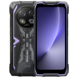 Blackview Rock 2 5G 12GB/256GB Lilas Rugged IP68/IP69K 6,67 pouces IPS 120Hz 16MP 15000mAh 33W NFC
