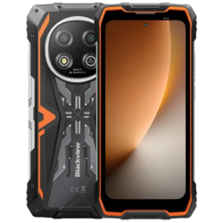 Blackview Rock 2 5G 8GB/256GB Orange Rugged IP68/IP69K 6,67 pouces IPS 120Hz 16MP 15000mAh 33W NFC