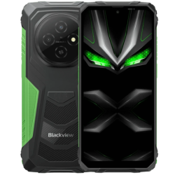 Blackview Fort 1 6GB/256GB Vert Rugged IP68/IP69K 6,56 pouces IPS 90Hz 16MP 10000mAh 18W NFC