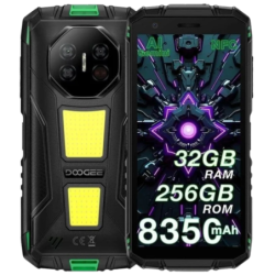 Doogee Fire 3 Max 4G 8GB/256GB Vert avec vision nocturne 5,45 pouces IPS 48MP 8350mAh 18W NFC
