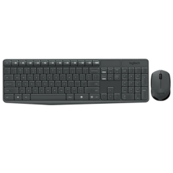 Logitech MK235 Clavier à membrane + souris sans fil