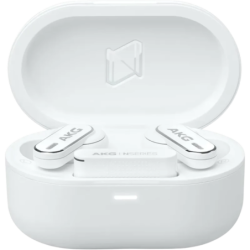 AKG N5 Hybrid avec Dongle USB-C Blanc TWS Bluetooth 5.3 40h IP54 Multipoint Écouteurs sans fil