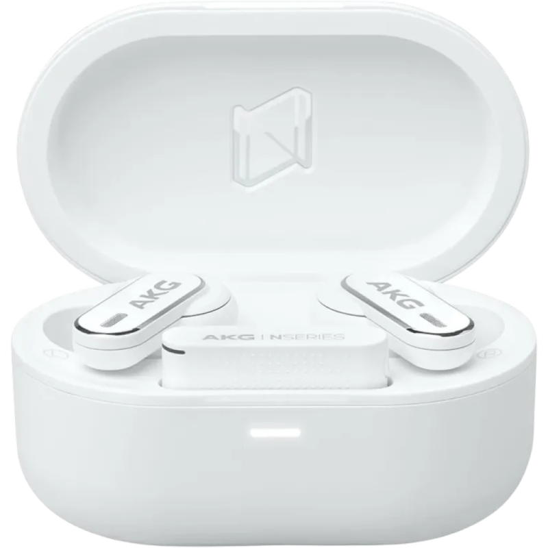 AKG N5 Hybrid avec Dongle USB-C Blanc TWS Bluetooth 5.3 40h IP54 Multipoint Écouteurs sans fil