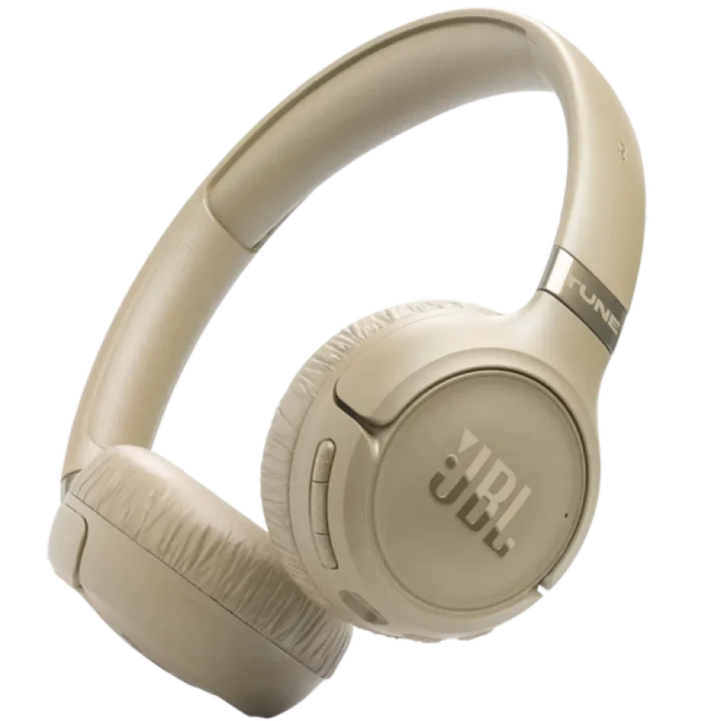 JBL Tune 680NC Beige Arceau ANC Bluetooth 6.0 76h Multipoint Casque sans fil