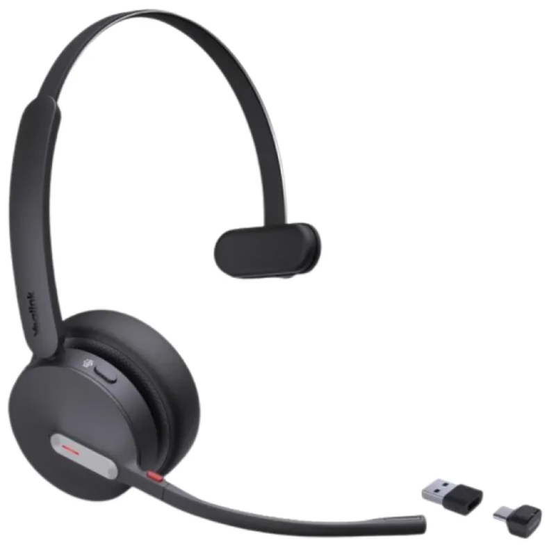 Yealink BH70 Mono Teams USB-C/A Arceau ANC Bluetooth 5.2 43h Casque sans fil