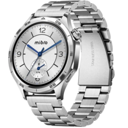 Mibro Watch GT Acier inoxydable Argent 1,43 pouces AMOLED GPS 10 jours +100 sports 5ATM