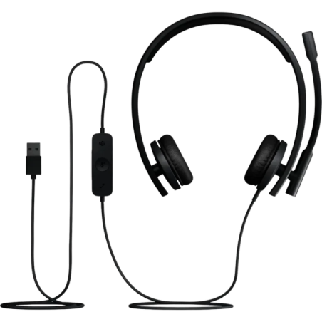 Logitech H570e Stereo MS USB-A avec micro Casque