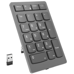 Lenovo Go 4Y41C33791 universel RF 2,4GHz Clavier numérique sans fil rechargeable