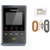 VIOFO A119M Pro 4K HDR Mini WiFi 6 double bande et commande vocale GPS vision nocturne Dashcam