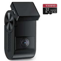 VIOFO VS1 Mini 2K HDR avec commande vocale, WiFi 5 GHz et GPS avec carte MicroSD de 32 GB vision nocturne Dashcam