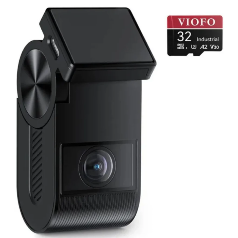 VIOFO VS1 Mini 2K HDR avec commande vocale, WiFi 5 GHz et GPS avec carte MicroSD de 32 GB vision nocturne Dashcam