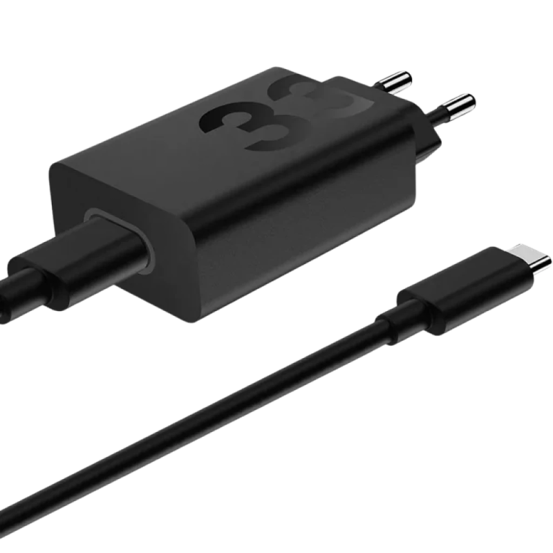 Motorola TurboPower 33 W EU Charge rapide - Chargeur universel avec câble 1 m Noir