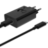 Motorola TurboPower 33 W EU Charge rapide - Chargeur universel avec câble 1 m Noir