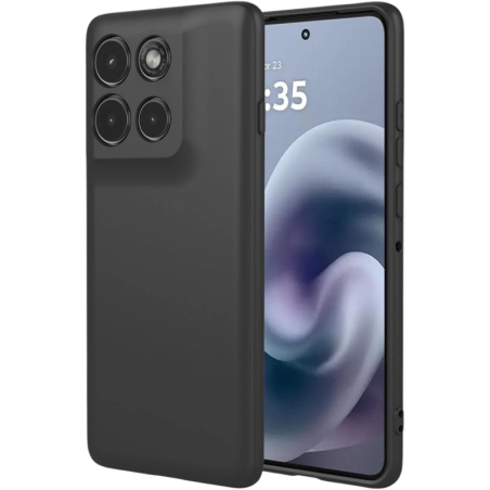 Coque Motorola  G77/G67 Square Liquid Premium Noir