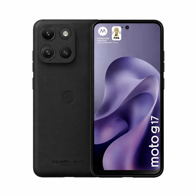 Coque Motorola G17 Square Liquid Premium Noir