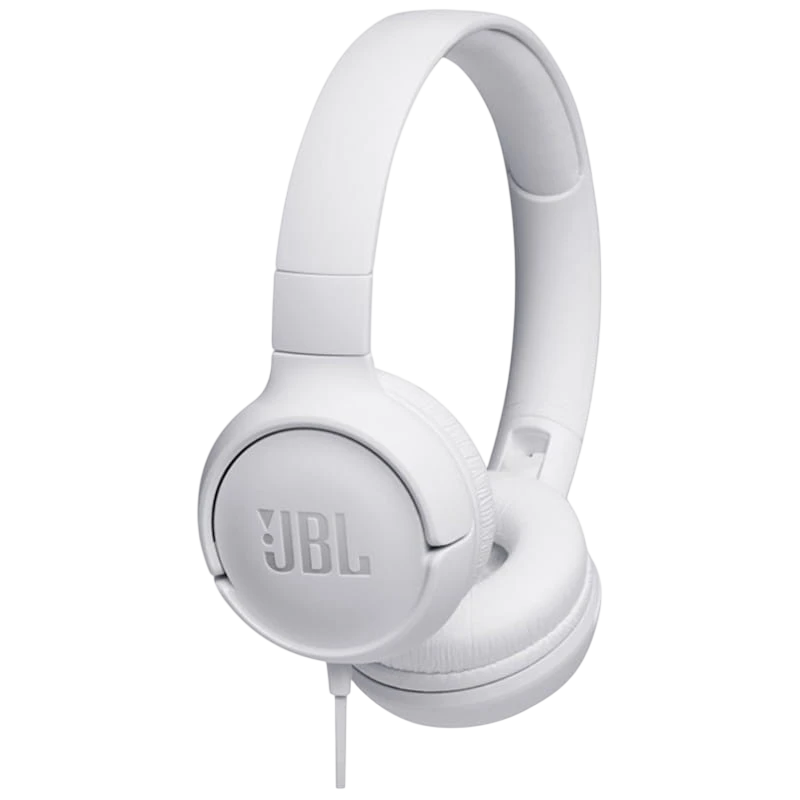JBL Tune 500 Blanc Arceau avec micro Casque