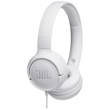 JBL Tune 500 Blanc Arceau avec micro Casque