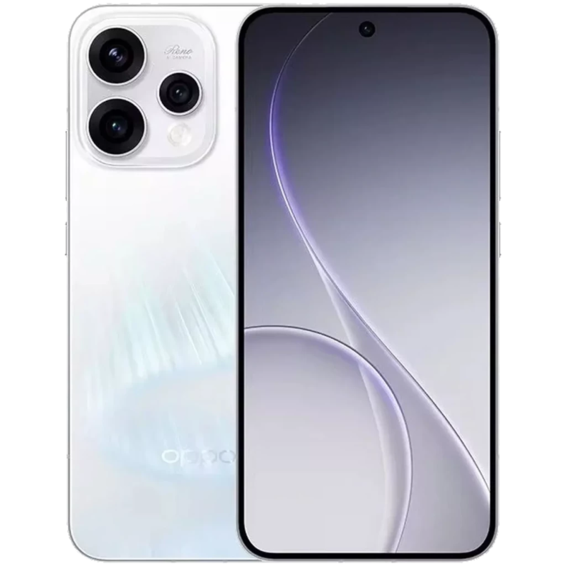 OPPO Reno15 5G 8GB/512GB Aurora Blanc 6,59 pouces AMOLED 120Hz 50MP 6500mAh 80W NFC