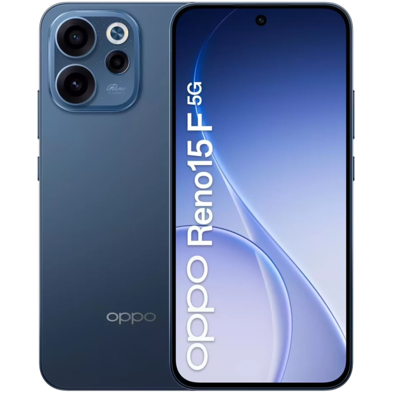 OPPO Reno15 F 5G 8GB/256GB Twilight Bleu 6,57 pouces AMOLED 120Hz 50MP 7000mAh 80W NFC