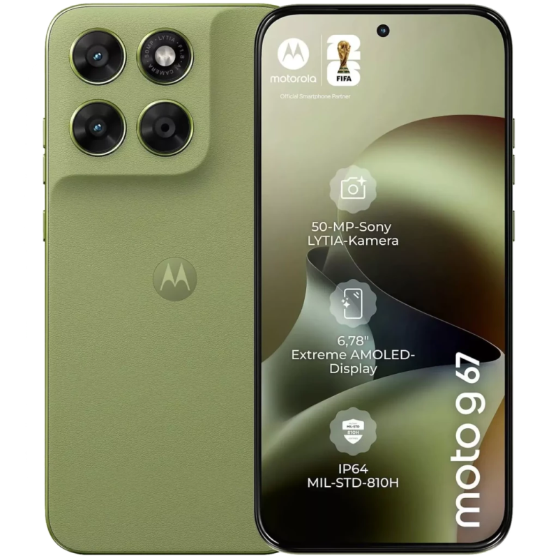 Motorola Moto G67 5G 4GB/256GB Nile 6,78 pouces AMOLED 120Hz 50MP 5200mAh 30W NFC